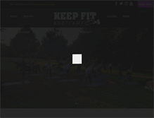 Tablet Screenshot of keepfitbootcamp.com
